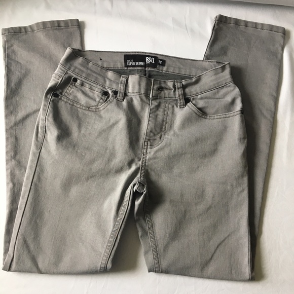 RSQ Grey Supper Skinnies Sz 12 - Picture 2 of 8